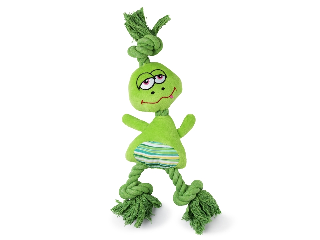 Dogman Leksak Frogge Rep Grön 40cm | Sällskapsdjur - Hund - Leksaker & Aktivering | GameStuff