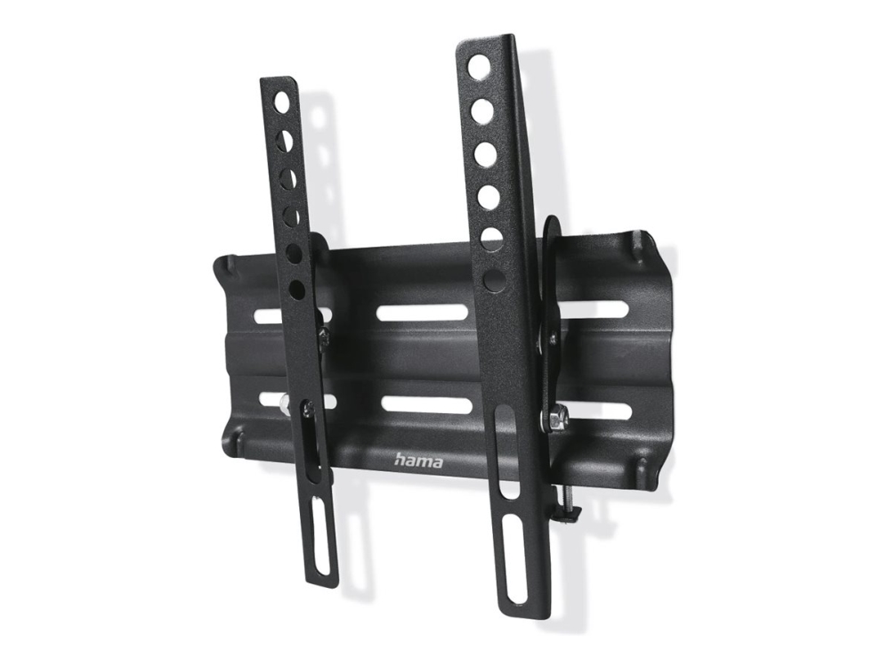 Hama - Monteringssæt (Vægmontering) - Tynd - For Tv - Stålplade - Sort - Skærmstørrelse: 19"-48"