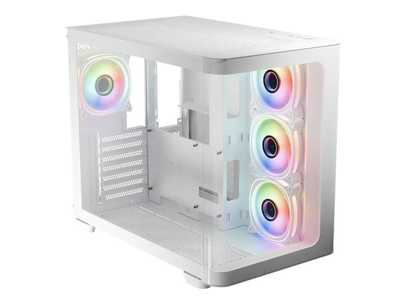 Kabinet MidiTower ATX 8001B Light USB3.2,uden strømforsyning,Pro-Strom-Light