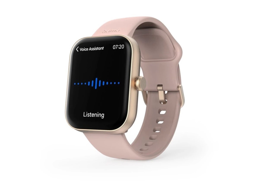 Hama 5000 - 47 mm - plast ros&eacute;guld - smart klocka med rem - silikon - ros - display 1.65 - Bluetooth - 40 g
