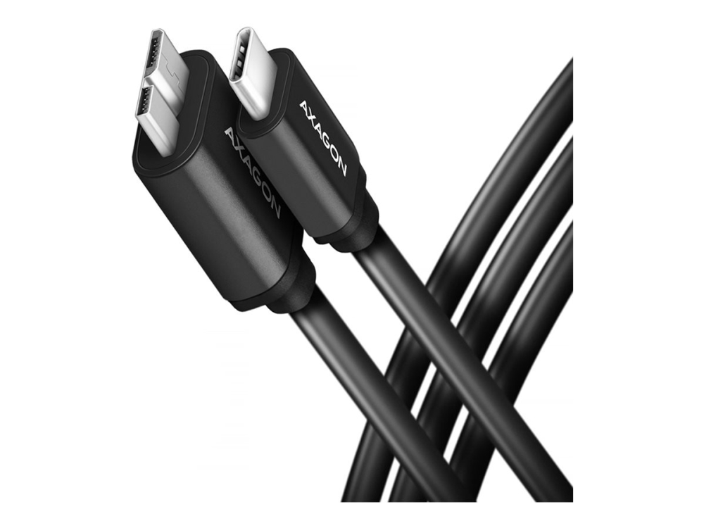 Axagon Bumm3-Cm10ab, 1 M, Micro-Usb B, Usb C, Usb 3.2 Gen 1 (3.1 Gen 1), 5000 Mbit/S, Sortierung