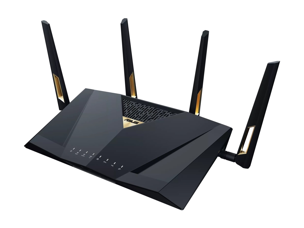 Asus Rt-Be88u - Trådløs Router 9-Port Switch - 1Gbe, 2.5Gbe, Wi-Fi 7 - Wan-Porte: 3 Dual Band