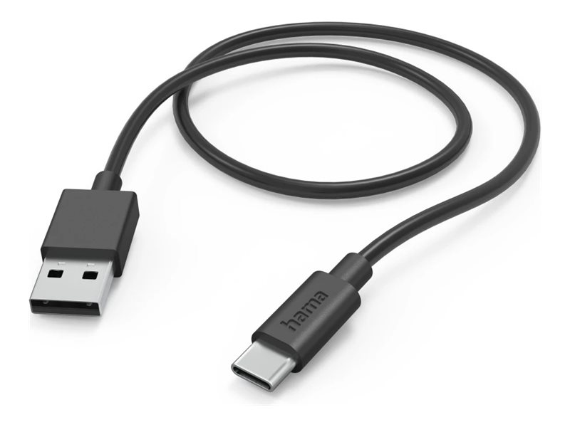 Hama 00201594, 1 M, Usb A, Usb C, Usb 2.0, 0,48 Gbit/S, Schwarz