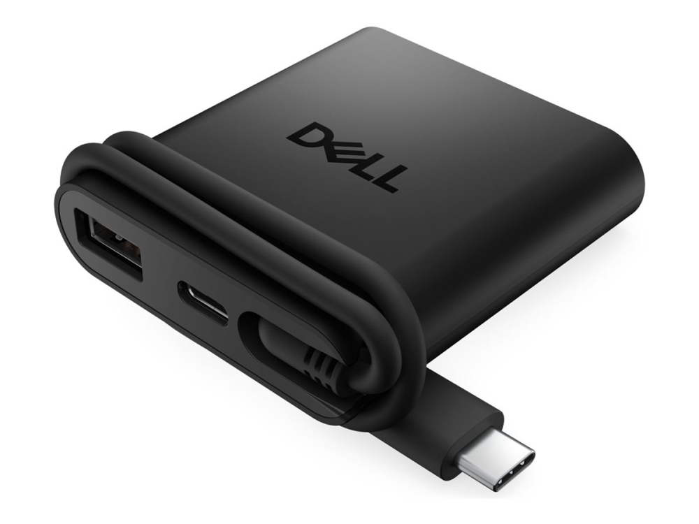 Dell Da225, Wired, Usb 3.2 Gen 1 (3.1 Gen 1) Type-C, 2.0B, Black, 1.25 Gbit/S, 4K Ultra Hd