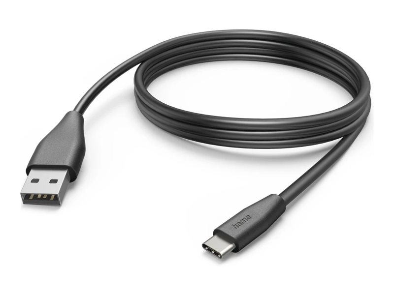 Hama - Usb-Kabel - Usb (Han) Til 24 Pin Usb-C (Han) - Usb 2.0 - 3 A - 3 M - Op Til 480 Mbps - Sort