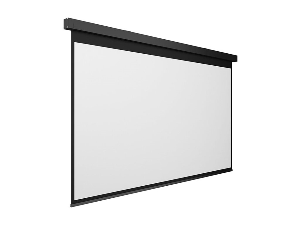 Multibrackets M Motorized Projection Screen Black Edition - Projektionsskærm - loftsmonterbar - motoriseret - 108 (274 cm) - 16:9 - Matte White - sort