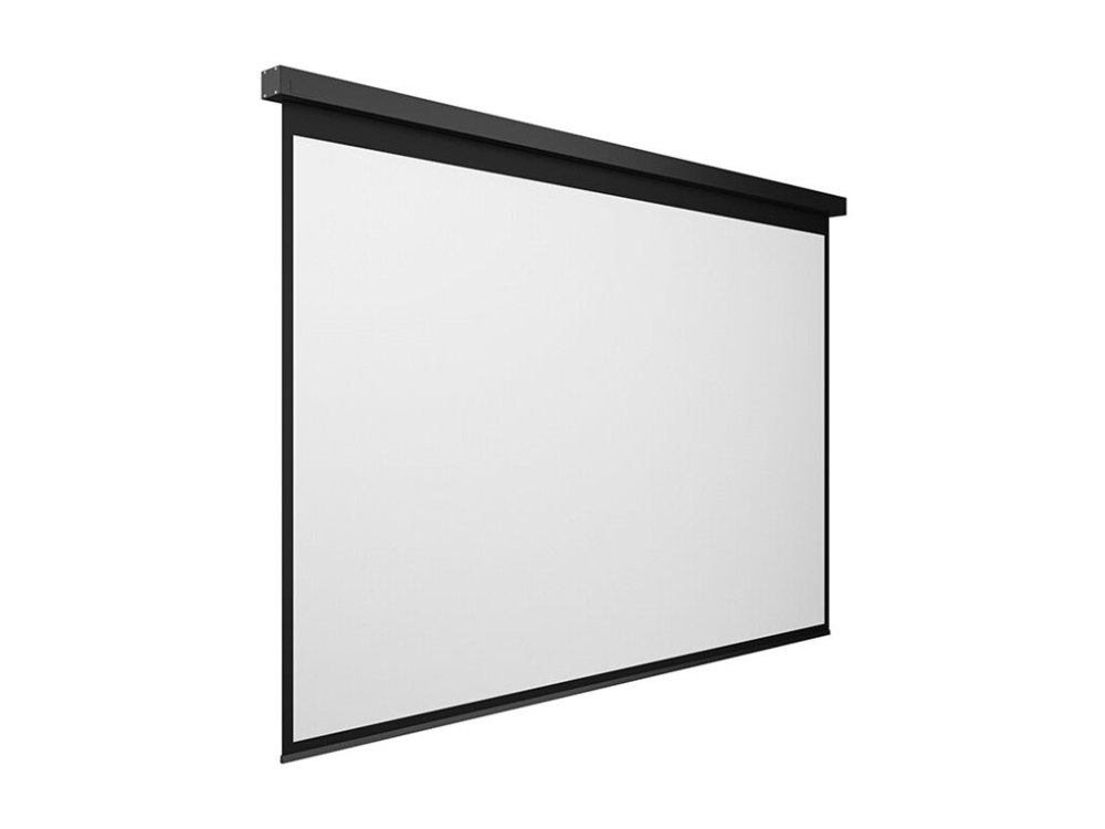 Multibrackets M Motorized Projection Screen Black Edition - Projektionsskærm - motoriseret - 135 (343 cm) - 16:10 - Matte White - sort