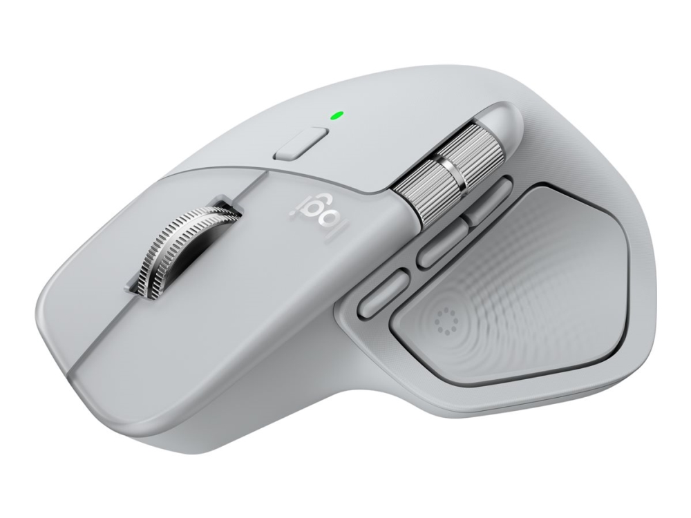 Logitech MX Master 4 - Mus - 8 knappar - trådlös - Bluetooth, 2.4 GHz - trådlös USB-mottagare - blekgrå | Datortillbehör - Möss & Tangentbord - Möss & Pekdon | GameStuff