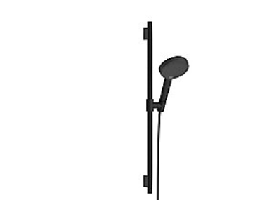 Hg Raindance Alive Select S Duschset 125 3Jet Ecosmart + Brausestange Unica S Puro 65 Matt Schwarz