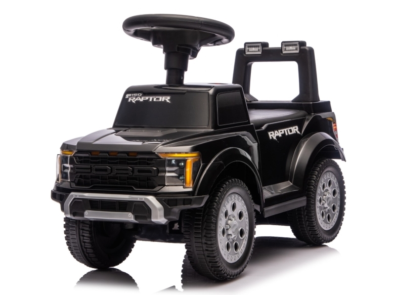 Ford F150 Raptor Gåbil med lys og lyd, sort | Utomhusleksaker - Gå / Löpande fordon - Gå fordon | GameStuff