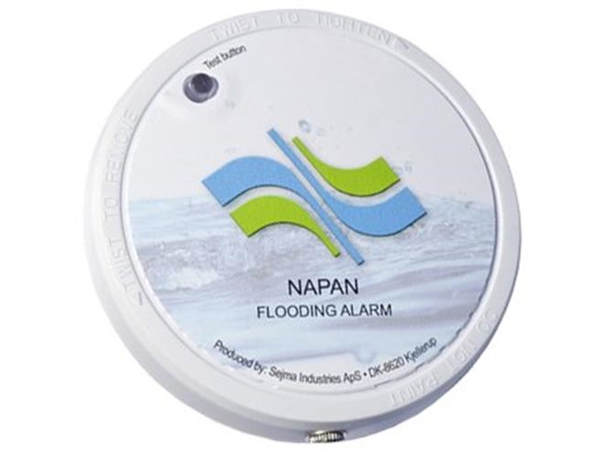 Napan alarm til højtvandslukke til Ø 150 og 160mm med batteribackup