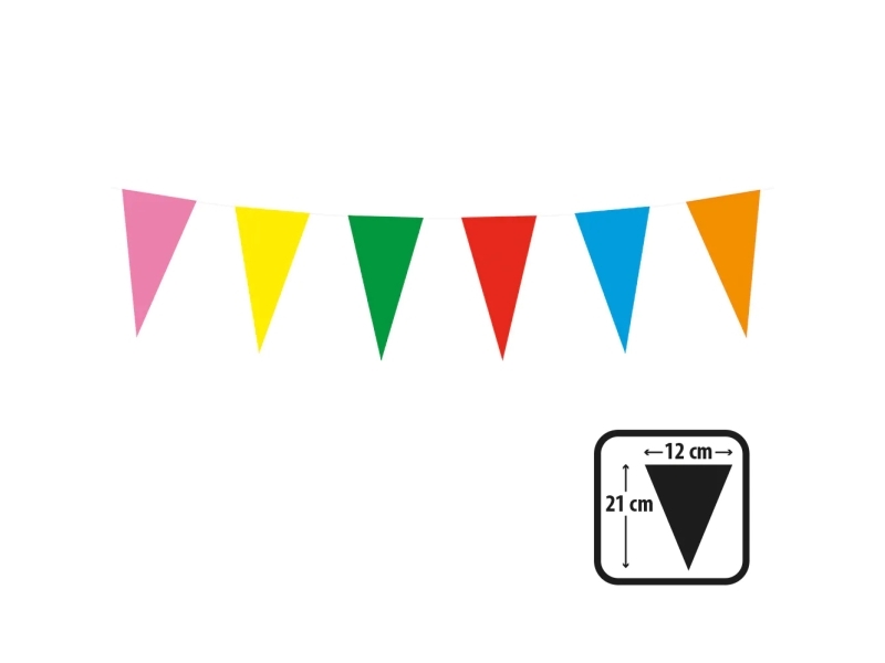 Boland 42021, Vimpelslinga, Kartong, Bomull, papper, Multifärg, 120 mm, 210 mm, 60 g | Belysning - Annan belysning - Ljusslingor | GameStuff