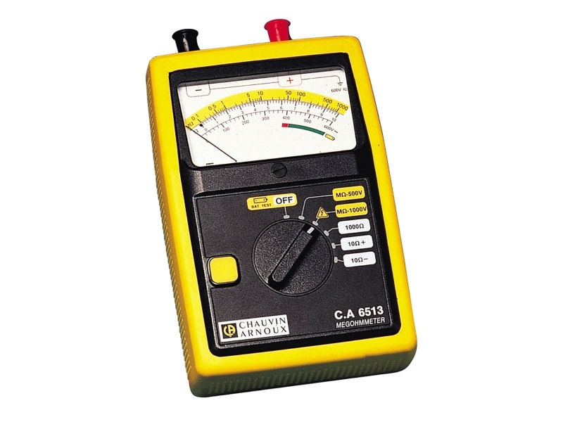 Chauvin Arnoux C.A 6513 Isolationsmåler 500 V, 1000 V 1 GΩ | EL Artiklar - Verktyg för EL - Test- och kontrollutrustning | GameStuff