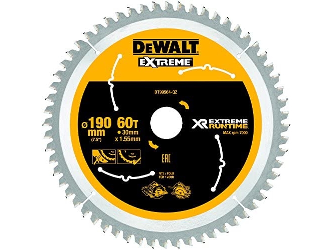 DeWALT ?DT99564-QZ, 19 cm, 3 cm, 7000 RPM, DeWALT, 280 g, 1 styck