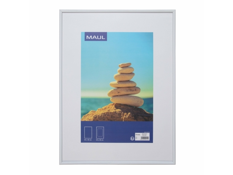 Maul 1935802 Bilderrahmen Papierformat: 30 X 40 Cm Weiß