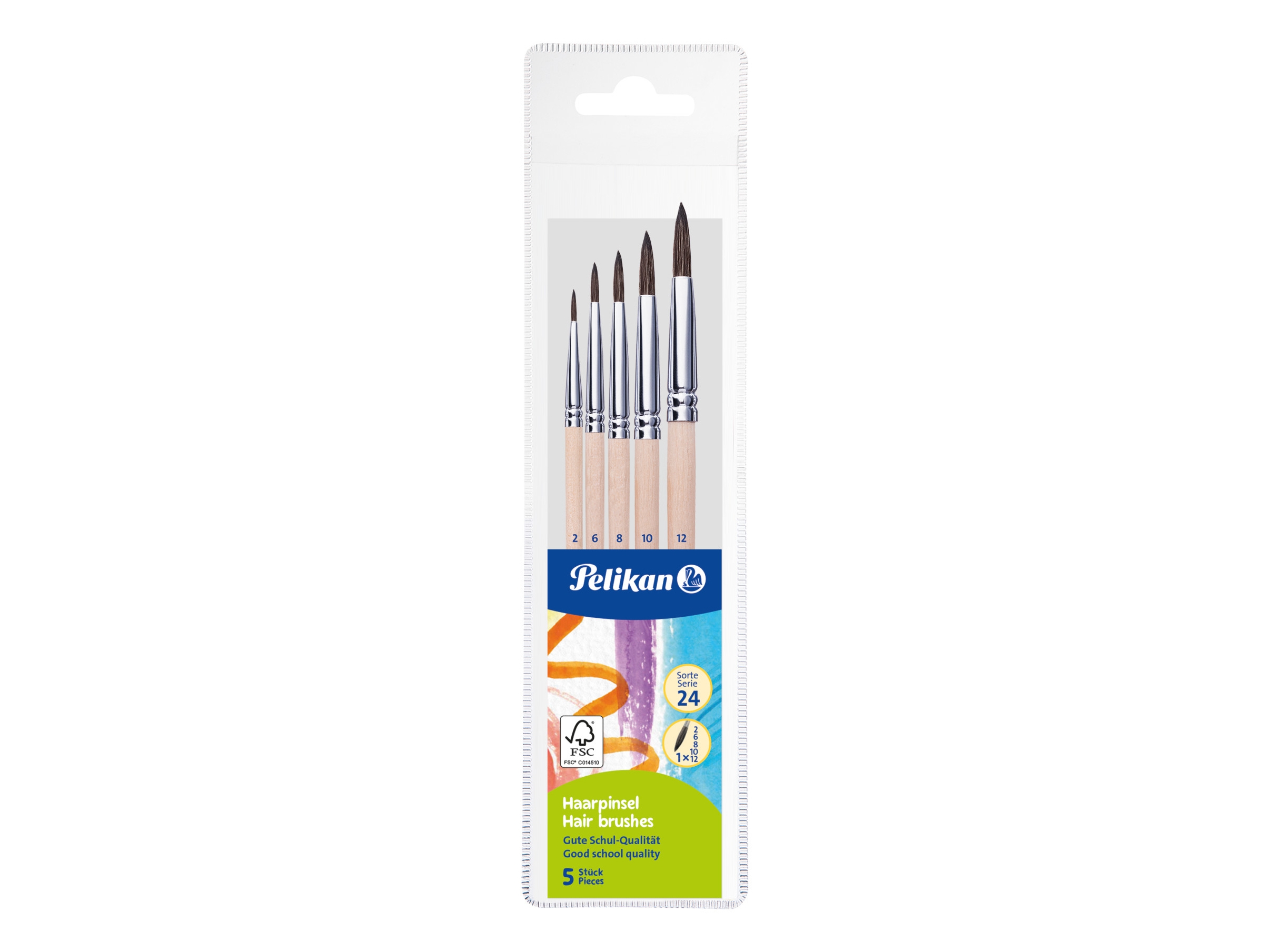 Pelikan 701549, Borstset, Blandat, Ponnyhår | N - A | GameStuff