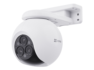 Ezviz H80f Multi, Ip-Sicherheitskamera, Draußen, Kabelgebunden, Wand, Weiß, Sphärisch