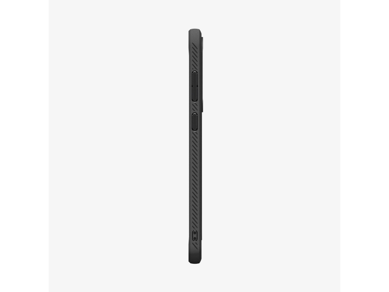 Spigen Rugged Armor, Cover, Samsung, Galaxy S25 Fe, 17 Cm (6.7"), Sort