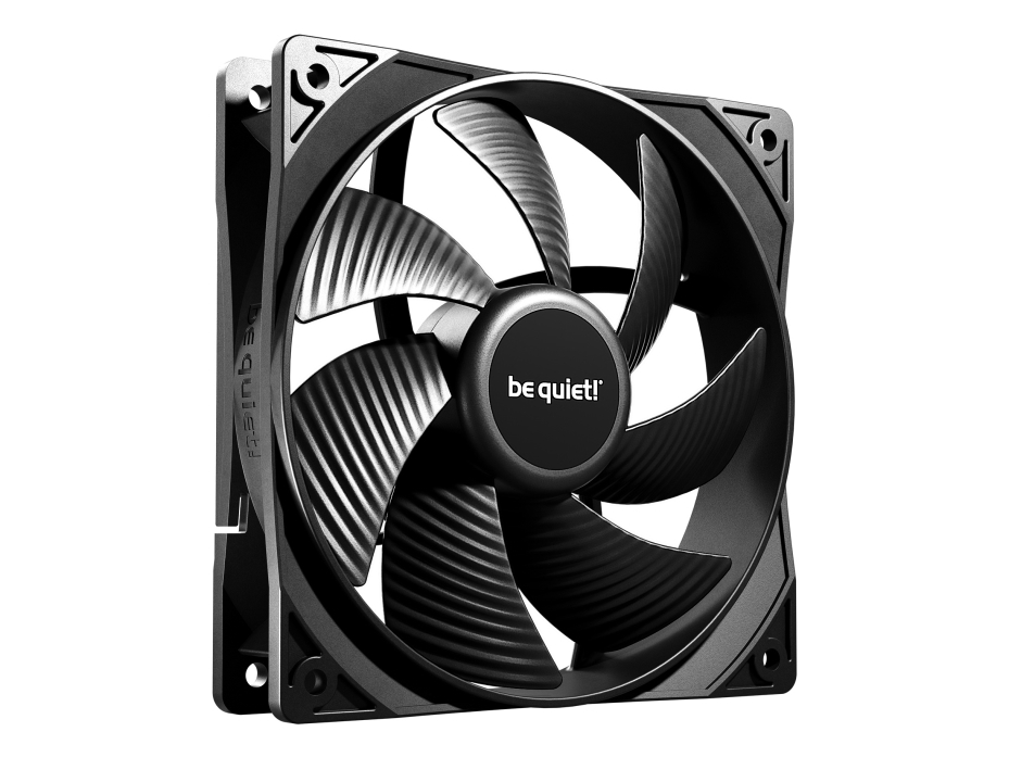 Be Quiet! Pure Wings 3 120 Mm Pwm Triple Pack, Ventilator, 12 Cm, 1600 Rpm, 84,8 M³/T, Sort
