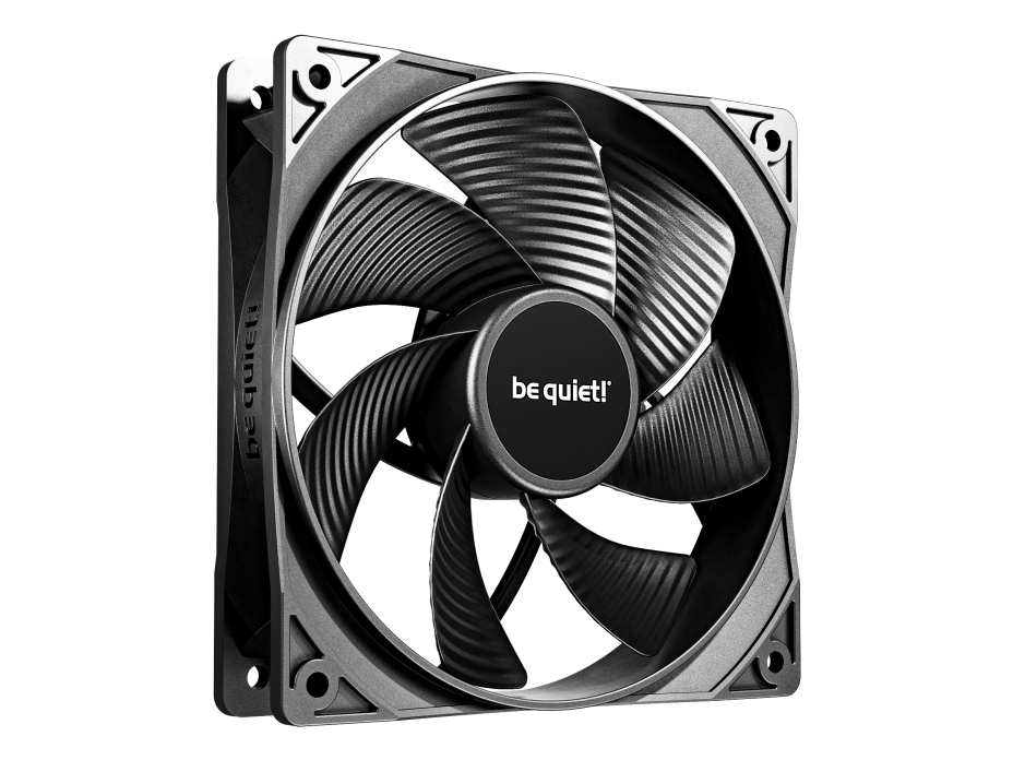Be Quiet! Pure Wings 3 120 Mm Pwm Reverse Triple Pack Black, Fan, 12 Cm, 1500 Rpm, 80 M³/H, Black