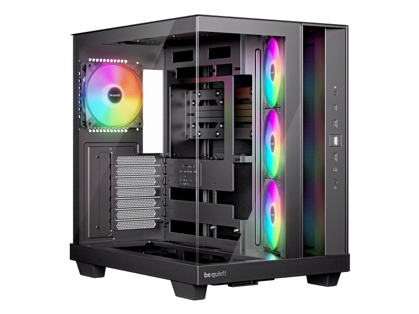 be quiet! Light Base 500 LX Black, Midi Tower, PC, Sort, ATX, micro ATX, Mini-ITX, Acrylonitrilbutadienstyren, Glas, Stål, Spil
