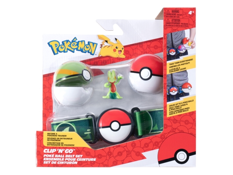 Pokémon - Clip N Go Belt Set Treecko Merchandise - GEEKD.dk