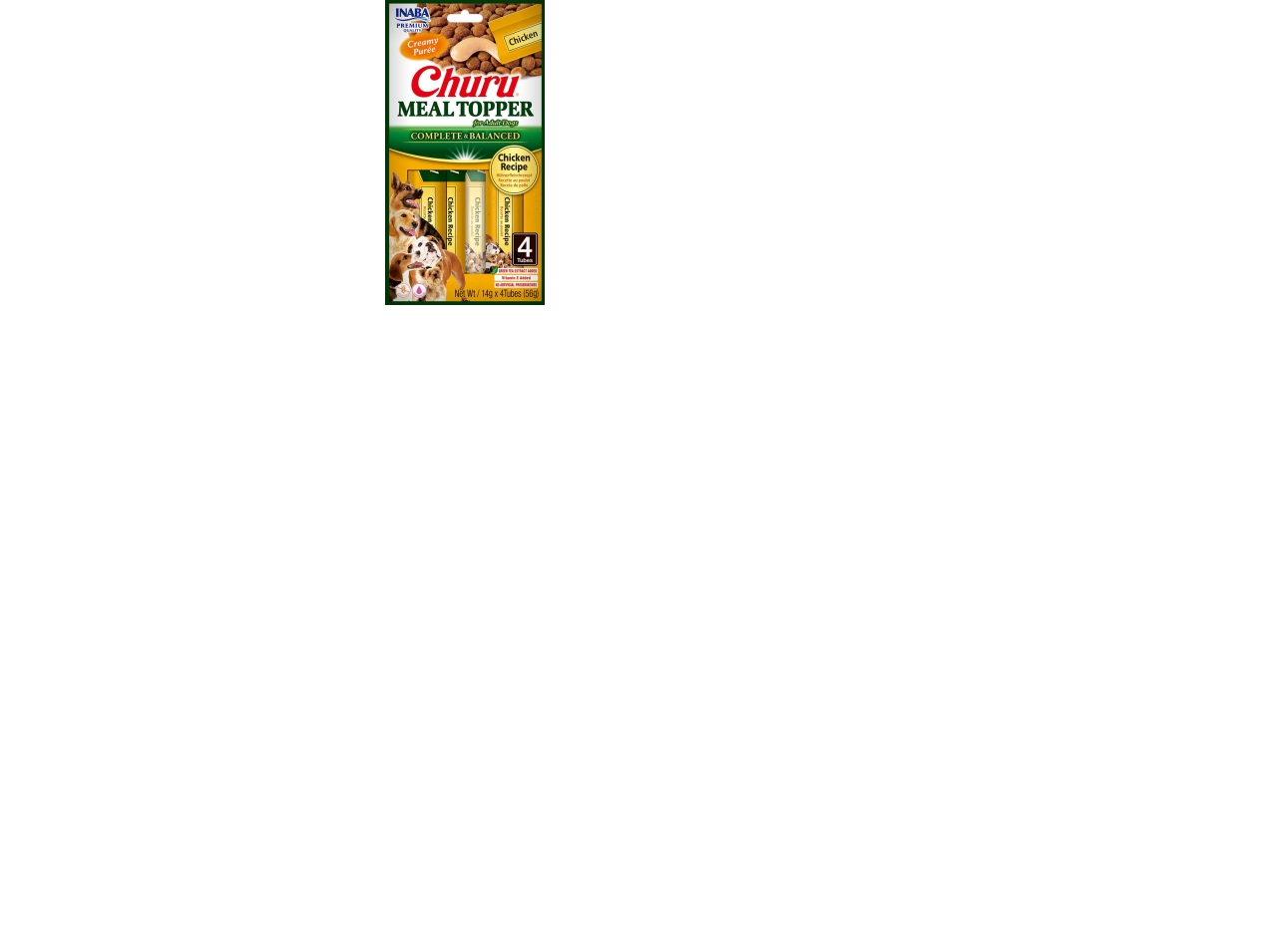 Inaba Foods Inaba Meal Topper Kurczak - Pasteten 4X14g
