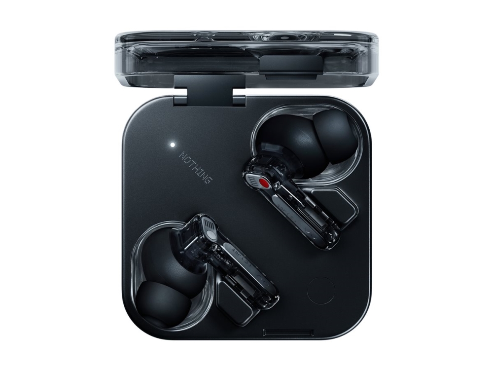Nothing Ear (3) - True wireless-hörlurar med mikrofon - inuti örat - Bluetooth - aktiv brusradering - svart