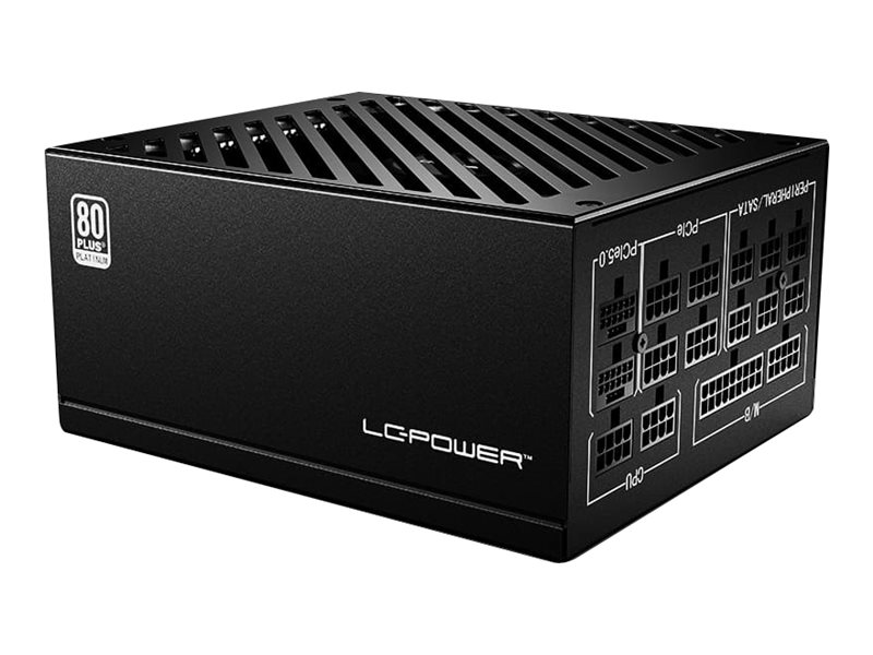 LC Power Platinum Series LC850P V3.0 - Strømforsyning (intern) - ATX12V 3.0 - 80 PLUS Platinum - AC 110-240 V - 850 Watt - aktiv PFC - sort billede