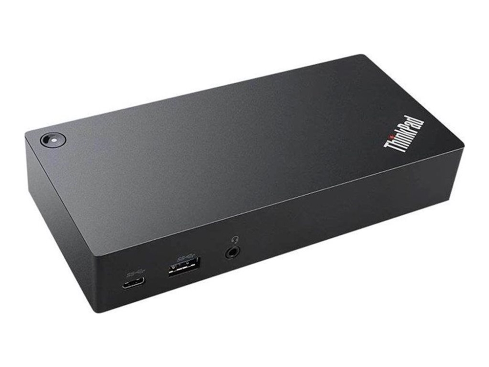 Lenovo Thinkpad 40AS - Dockningsstation - USB-C - 2 x DP, HDMI - 1GbE - 90 Watt - rekonditionerad | Datorer & Surfplattor - Bärbara tillbehör - Port Replicator och dockning | GameStuff