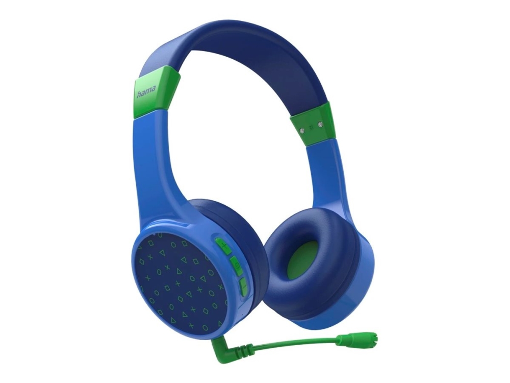 Hama Teens Guard - Headset - På Øret - Bluetooth - Trådløs - Blå/Grøn