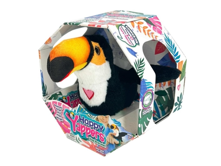 Happy Yappers Interaktiver Plüschvogel - Tukan