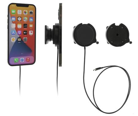 Brodit 216323, Handy/Smartphone, Aktive Halterung, Auto/Innenbereich, Schwarz