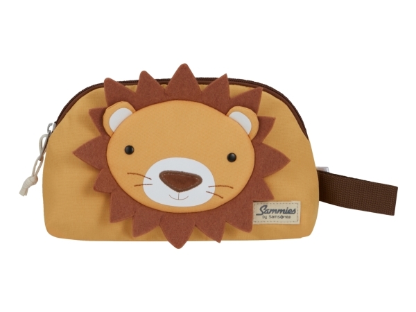 Samsonite Happy Sammies Eco, Unisex, Handtasche, Reißverschluss, Orange, Muster, Lion Lester