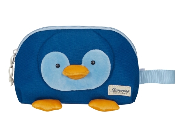 Samsonite Happy Sammies Eco, Unisex, Håndtaske, Lynlås, Blå, Mønster, Penguin Peter