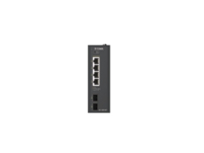 D-Link Dis-100G-06P, Ikke Administreret, L2, Gigabit Ethernet (10/100/1000), Strøm Over Ethernet (Poe), Din Rail