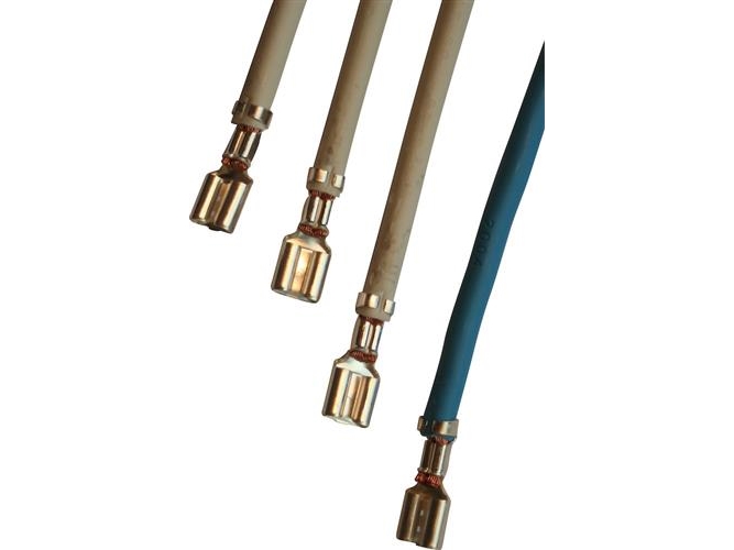 EATON Kulkukaapeli, 6 mm², hopeoidulla kärkiliittimellä, L1+L2+L3+N, asennettavaksi 17x13 mm:n virtakiskoon, max. 32A, 90gr. Pituus 480 mm