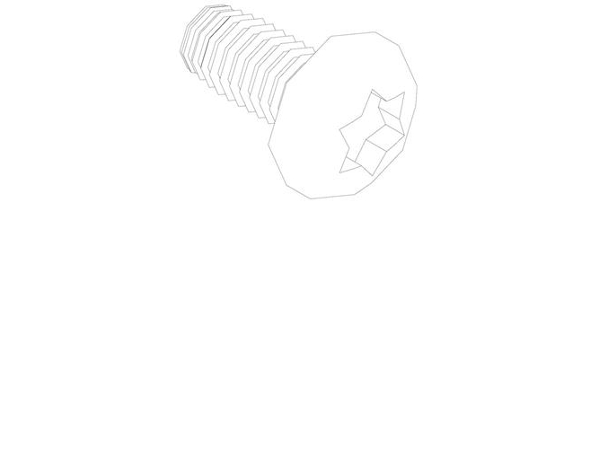 EATON Skruv M5 x 10, torx T25, 50 st förpackning, självgängande för Tabula-system | EL Artiklar - Elcentral - Diverse utrustning för svarta tavlor | GameStuff