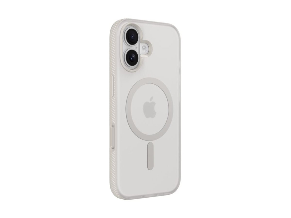 Belkin Sheerforce Grip Series - Bagsidecover Til Mobiltelefon - Magsafe-Kompatibilitet - Fremstillet Af Genbrugte Materialer - Sand - For Apple Iphon
