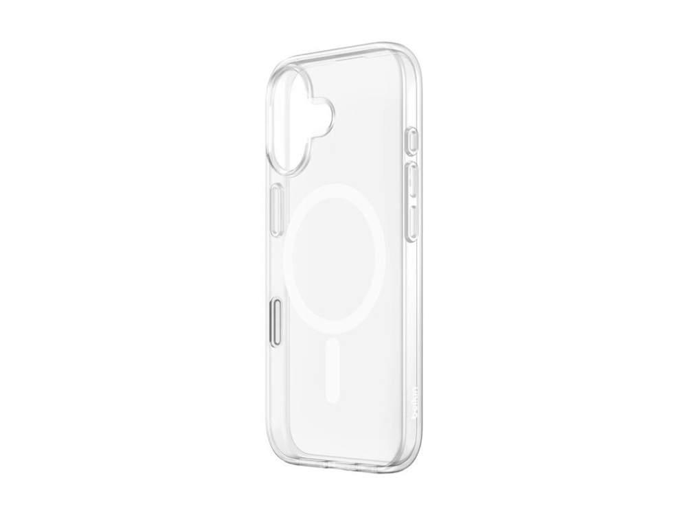 Belkin Sheerforce Clear Series - Bagsidecover Til Mobiltelefon - Magsafe-Kompatibilitet - Fremstillet Af Genbrugte Materialer - Klar - For Apple Ipho