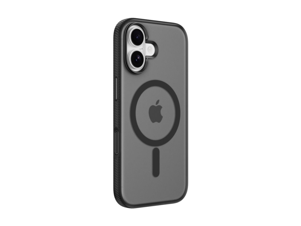 Belkin Sheerforce Grip Series - Bagsidecover Til Mobiltelefon - Magsafe-Kompatibilitet - Fremstillet Af Genbrugte Materialer - Sort - For Apple Iphon