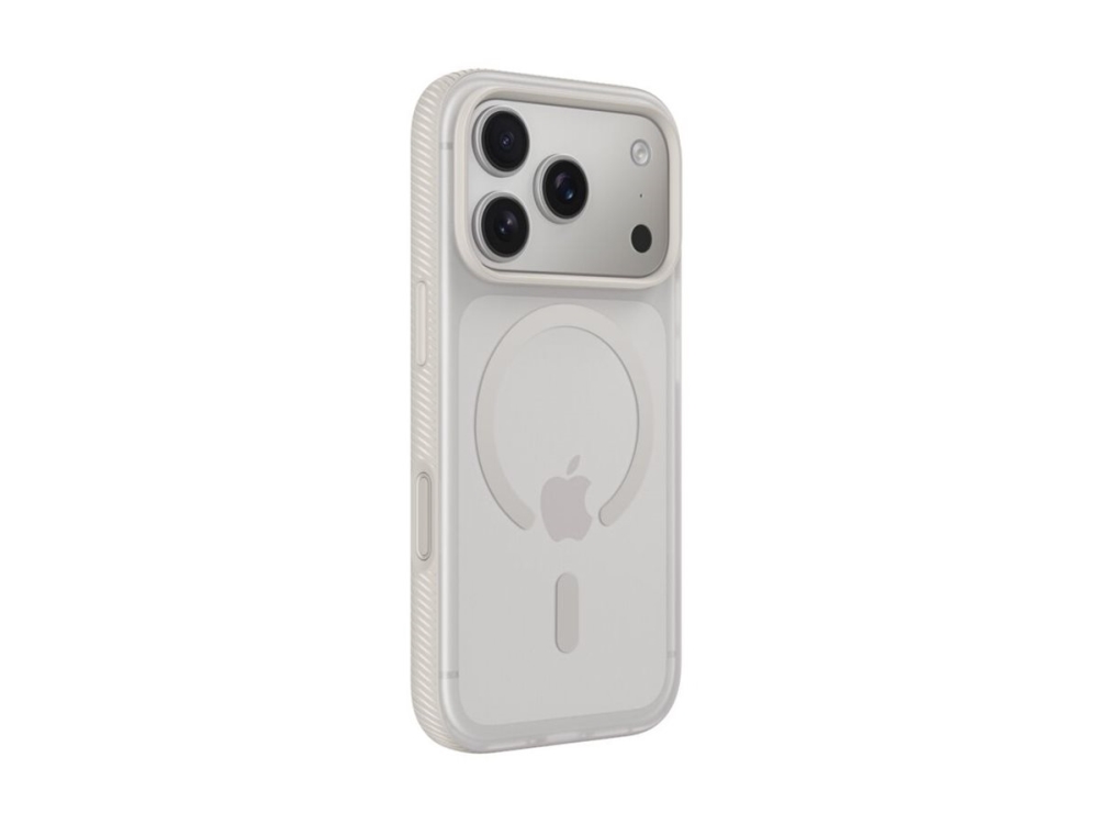 Belkin Sheerforce Grip Series - Bagsidecover Til Mobiltelefon - Magsafe-Kompatibilitet - Fremstillet Af Genbrugte Materialer - Sand - For Apple Iphon