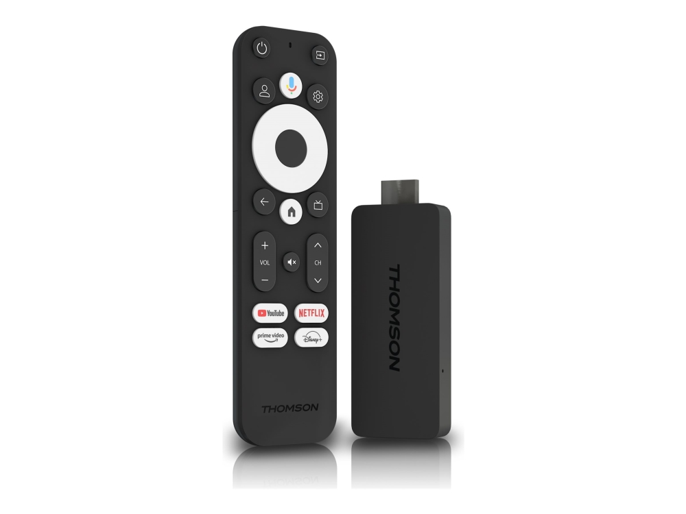 Thomson Streaming Stick 140, 2,004 GHz, ARM Cortex-A35, 2000 MB, 8 GB, Mali-G31 MP2, Google TV