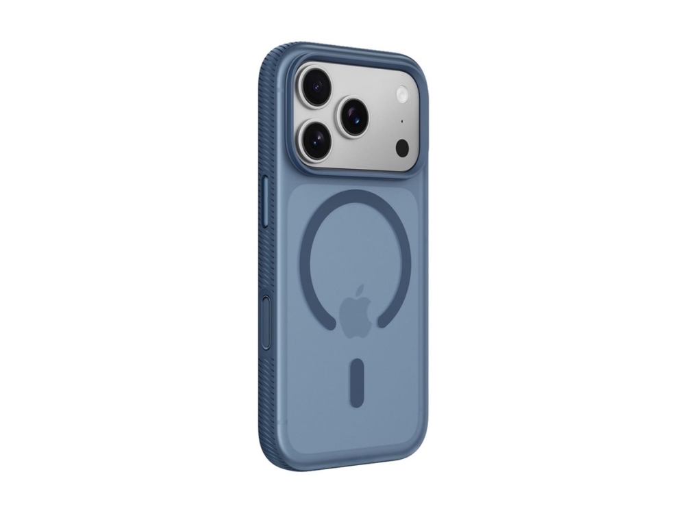 Belkin Sheerforce Grip Series - Bagsidecover Til Mobiltelefon - Magsafe-Kompatibilitet - Fremstillet Af Genbrugte Materialer - Marineblå - For Apple