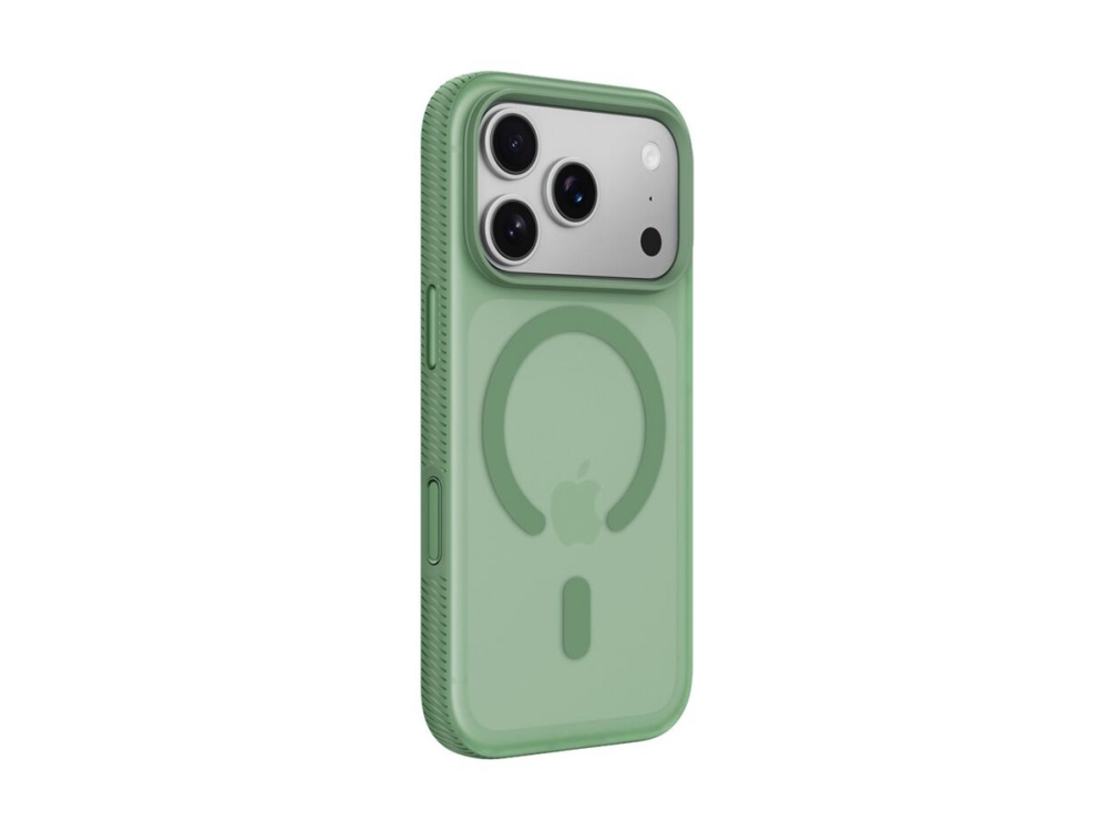 Belkin Sheerforce Grip Series - Bagsidecover Til Mobiltelefon - Magsafe-Kompatibilitet - Fremstillet Af Genbrugte Materialer - Pistaciegrøn - For App
