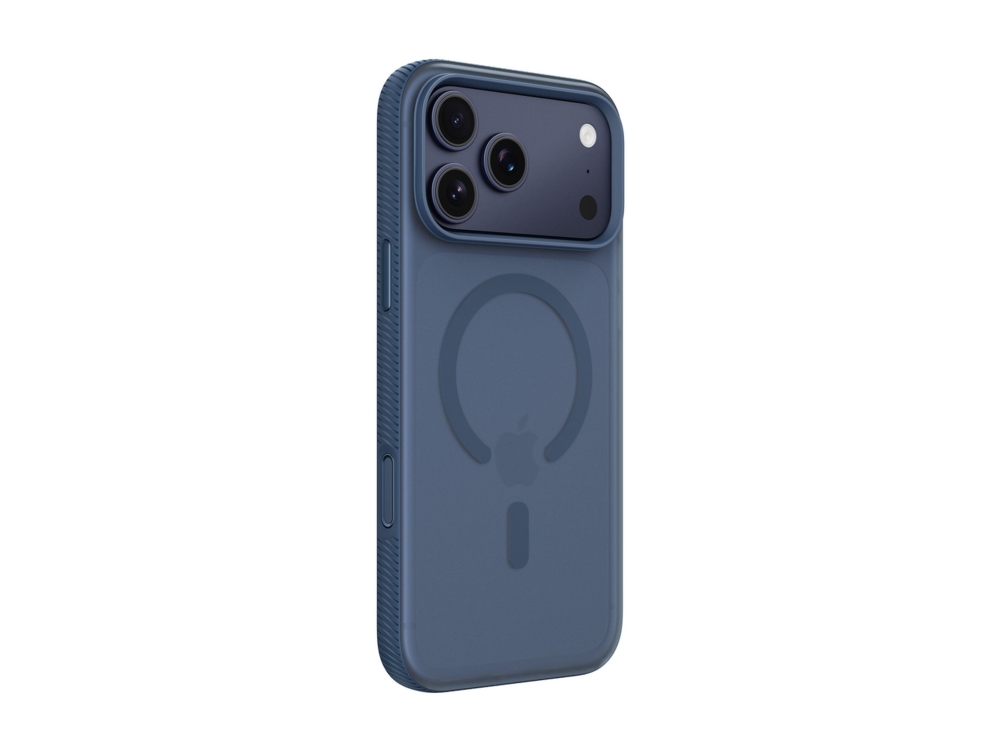 Belkin Sheerforce Grip Series - Bagsidecover Til Mobiltelefon - Magsafe-Kompatibilitet - Fremstillet Af Genbrugte Materialer - Marineblå - For Apple