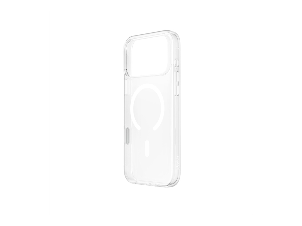 Belkin Sheerforce Clear Series - Bagsidecover Til Mobiltelefon - Magsafe-Kompatibilitet - Fremstillet Af Genbrugte Materialer - Klar - For Apple Ipho