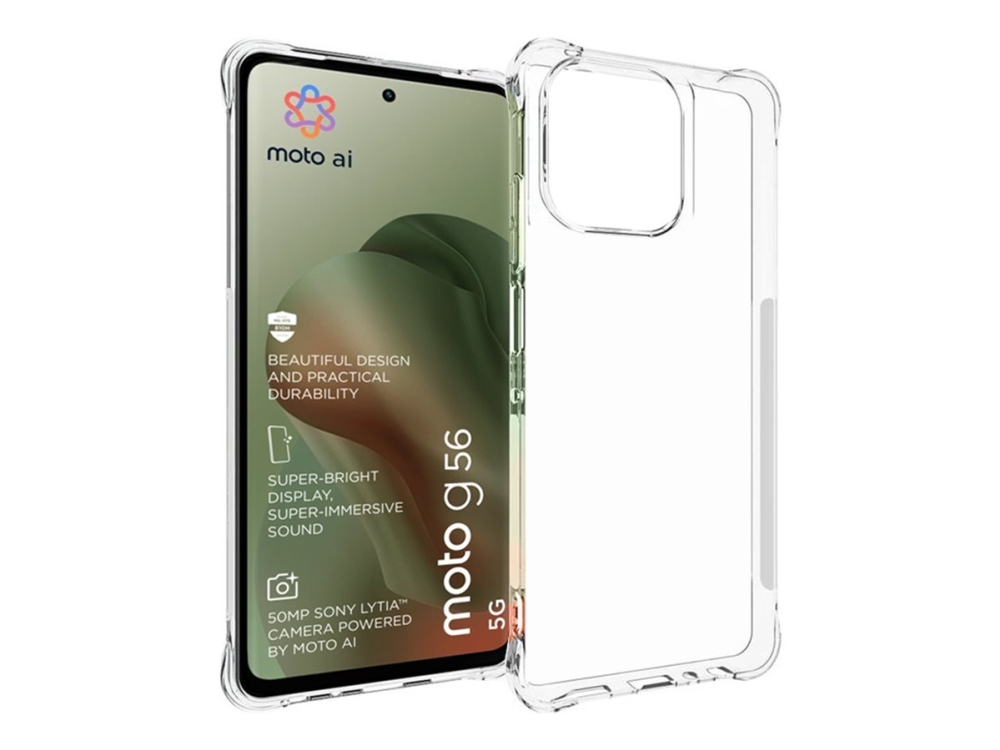 Insmat 650-1375, Cover, Motorola, Moto G56, 17 Cm (6.7"), Transparent