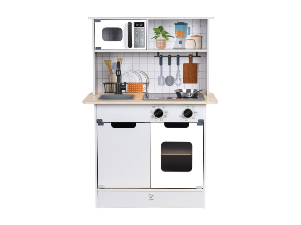 Hape - Kitchen Playset - Moderne Legekøkken Med Lys Og Lyd