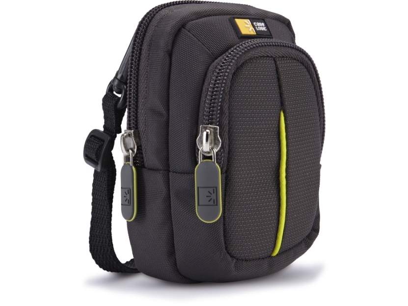 Case Logic Compact Camera Case with storage DCB-302 - Fodral för kamera - nylon, polyester - grå | Foto och video - Väskor - Kompakt | GameStuff